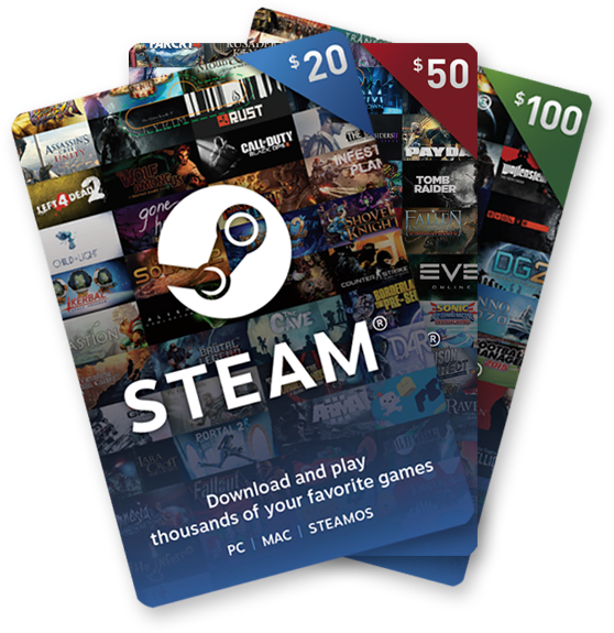 Подарочные карты Steam